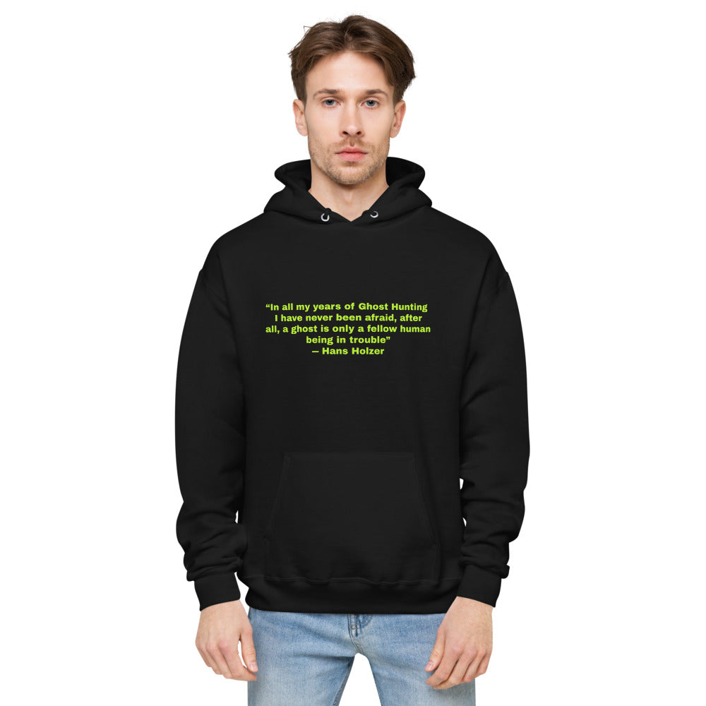 ParaSight Hans Holzerism Quote 1 Unisex fleece hoodie