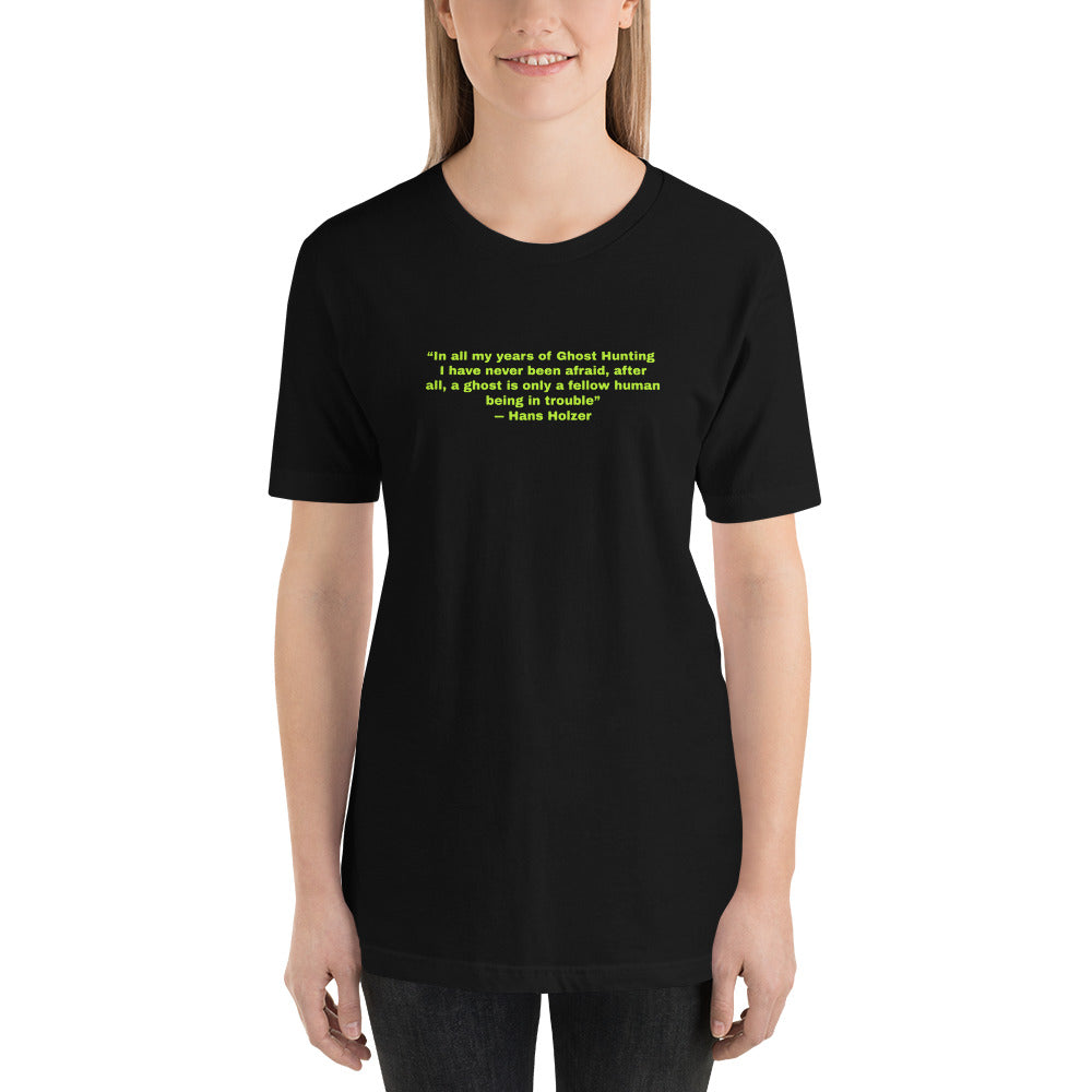 ParaSight Hans Holzer Quote 1 Short-Sleeve Unisex T-Shirt