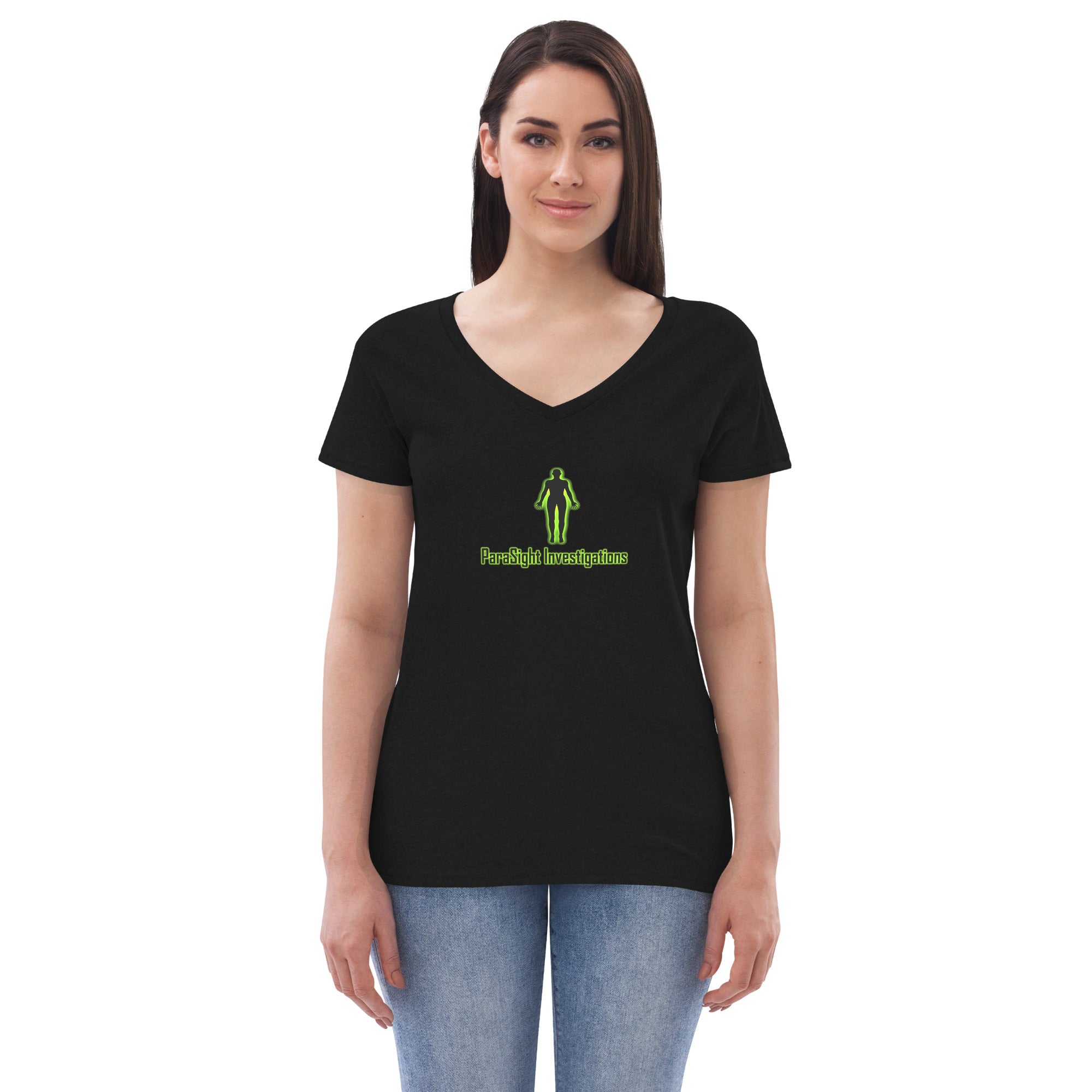 ParaSIght Women’s recycled v-neck t-shirt